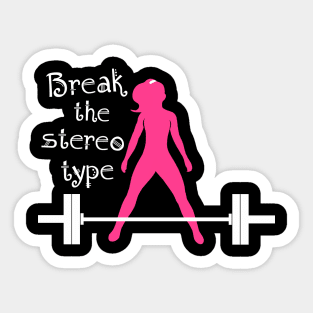 fitness, gym girl, fitness girl Sticker